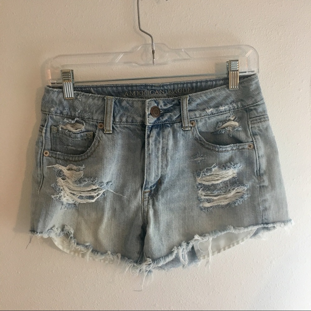 High Waisted Denim American Eagle Shorts